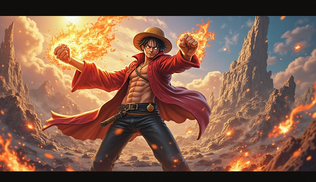 Luffy with gun