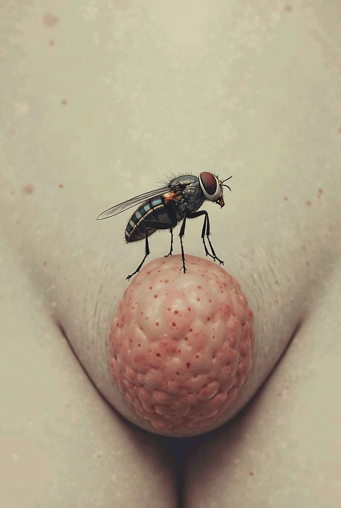 Crie uma imagem fenomenal, realista, de uma ((vulva, formed by the labia majora, labia minora, clitoris, vaginal introitus and Bartholin glands)), paletas de cores oil painting, saturadas, detalhes de alta qualidade,