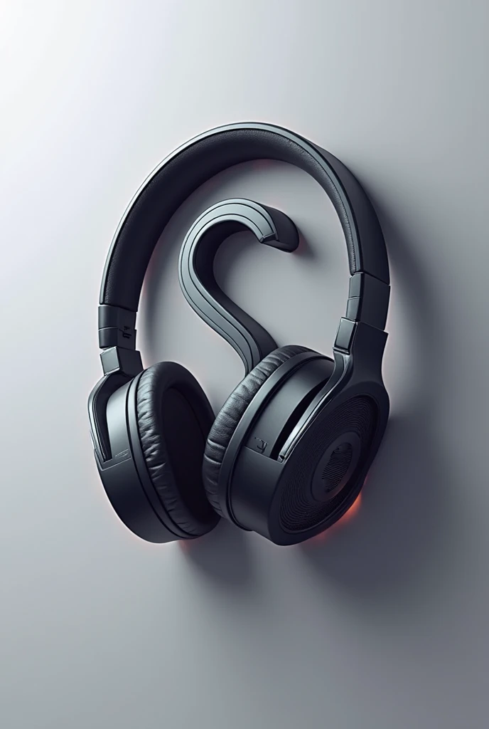 “ollabsh” but the word c make a form of headphone for words that form letter c to form “ollabsh” Make a words fonts 3d