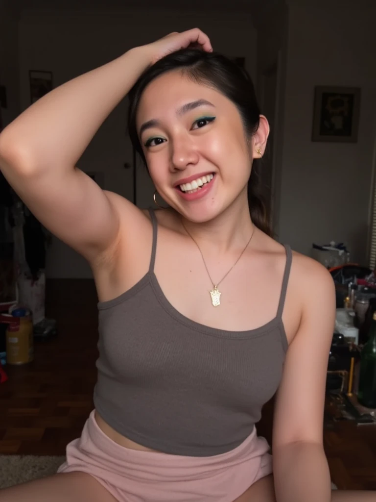 Chica hermosa en redes sociales