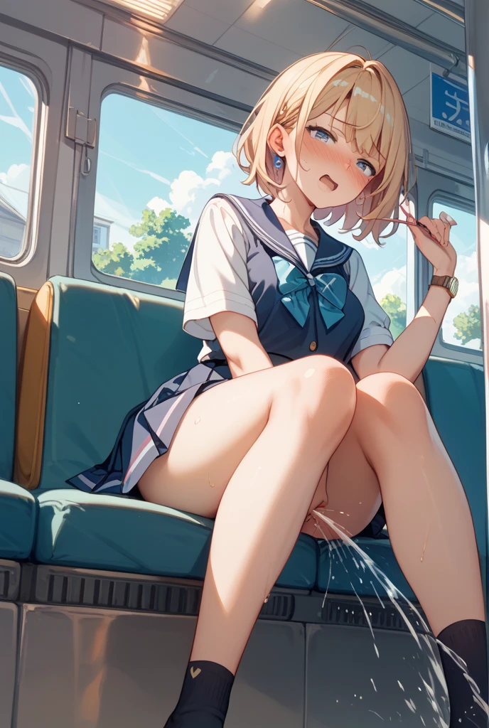 {{(((Ultra detailed, ultra high definition, 64k, masterpiece, highest quality, beautiful eyes in every detail, highly detailed eyes and face, sexual bullying, girl-on-girl sex, anal pussy, cum, love juice, pissing , sweating, lesbian rape, anal sex, close contact between girls, one girl inserts a super large vibrator into another girl's anus, rape eyes, ))))}}, profile, two girls, anal juice, ??????, love juice, urination, sweaty, (loli: 1.2), (small: 1.25), (baby face: 1.2), (short hands: 1.2), droopy eyes, NSFW, white blazer, super miniskirt. on the train
, small breasts, female, 7 years old}, medium length, clear red eyes, big eyes, crying face, wearing a ribbon, drooling),