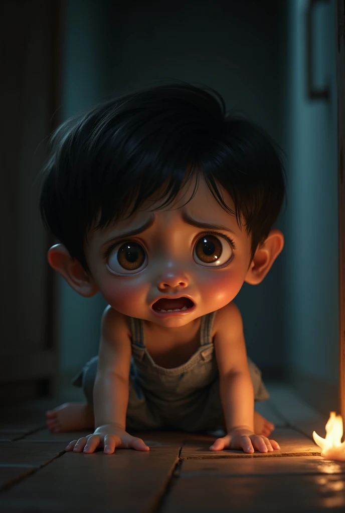 One night, as the entire village lay in deep slumber, a sudden cry from Ramnath's youngest son, Muni, broke the stillness. Sumitra hurried to his room and discovered Muni sitting on his bed, shaking in fear. His eyes were wide open, yet he couldn't utter a word. Sumitra tried to shake him awake, but he was engulfed in an inexplicable terror. After some effort, Sumitra and Ramnath finally succeeded in soothing him.
Make 3d image for horror video