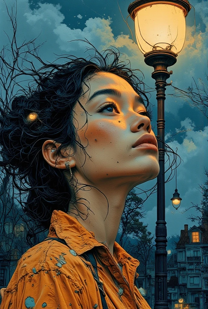 (extreme close up:1.5), (face focus:2),(Style of  cyberpunk :1.5),
((side face:2)),(1girl surrounded by soft_light:1.5), (backlighting:1.8), (lighting),(flowing fabric:1.3), ((Floral_summer_dress:1.5),(Straw_hat:1.3)),
(masterpiece), realistic, HDR, highly detailed, 8k, raw photo,
ambient occlusion, natural, harmonious composition, warm tones, fine art photography,