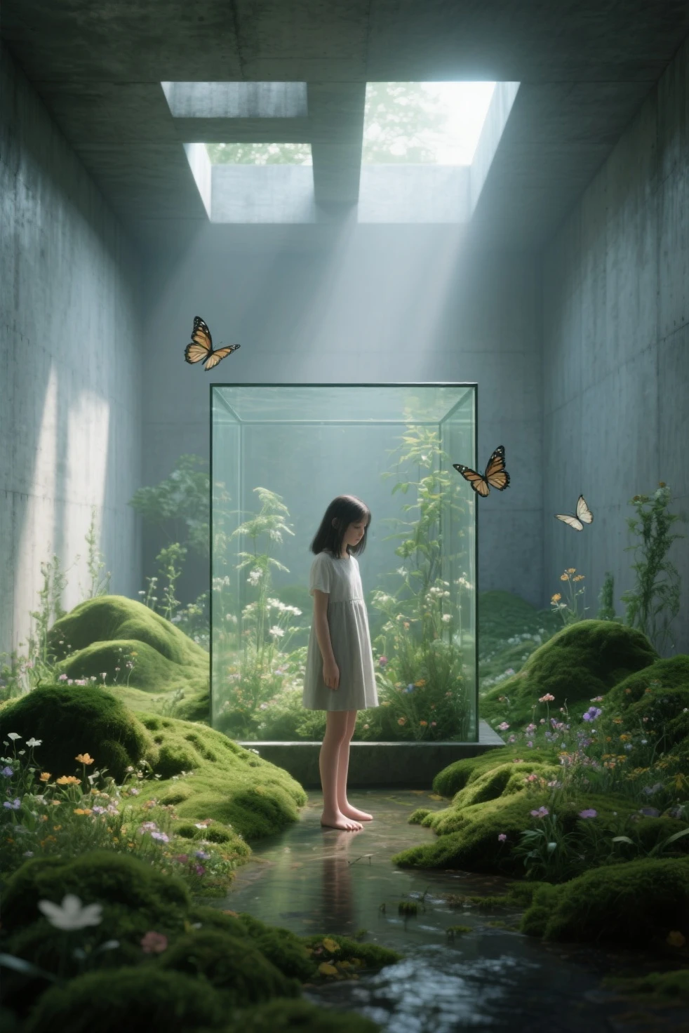 Forgotten Gateway of Time and Space, A girl standing in front of the stargate
