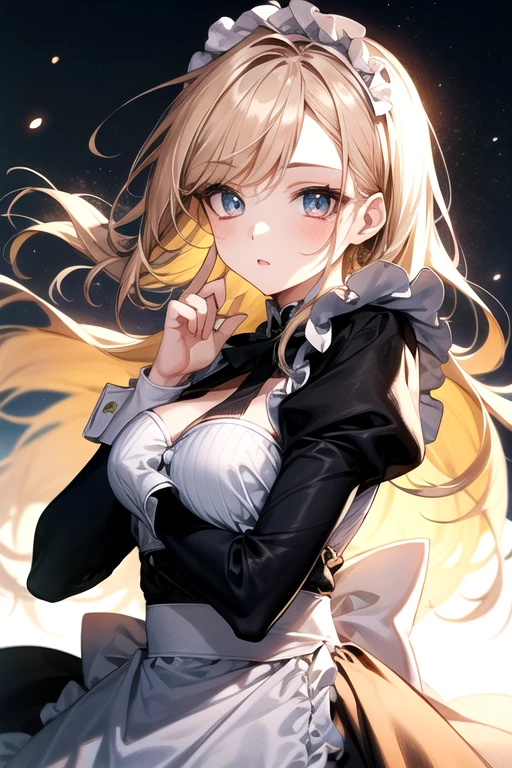 (masterpiece:1.2, Best quality), (exquisite eyes: 1.2), A high resolution, ultra detailed, HDR, masterpiece, very detailed face and eyes, confident expression with a grin, young woman, business style, trousers, blonde hair with dark streaks, 18 years, Squint, (exquisite eyes and exquisite face:1.3), ( nice and clear background: 1.2), (extremely detailed computer graphics, Super detailed, The best shadows: 1.1), ((depth of field)), makeup
