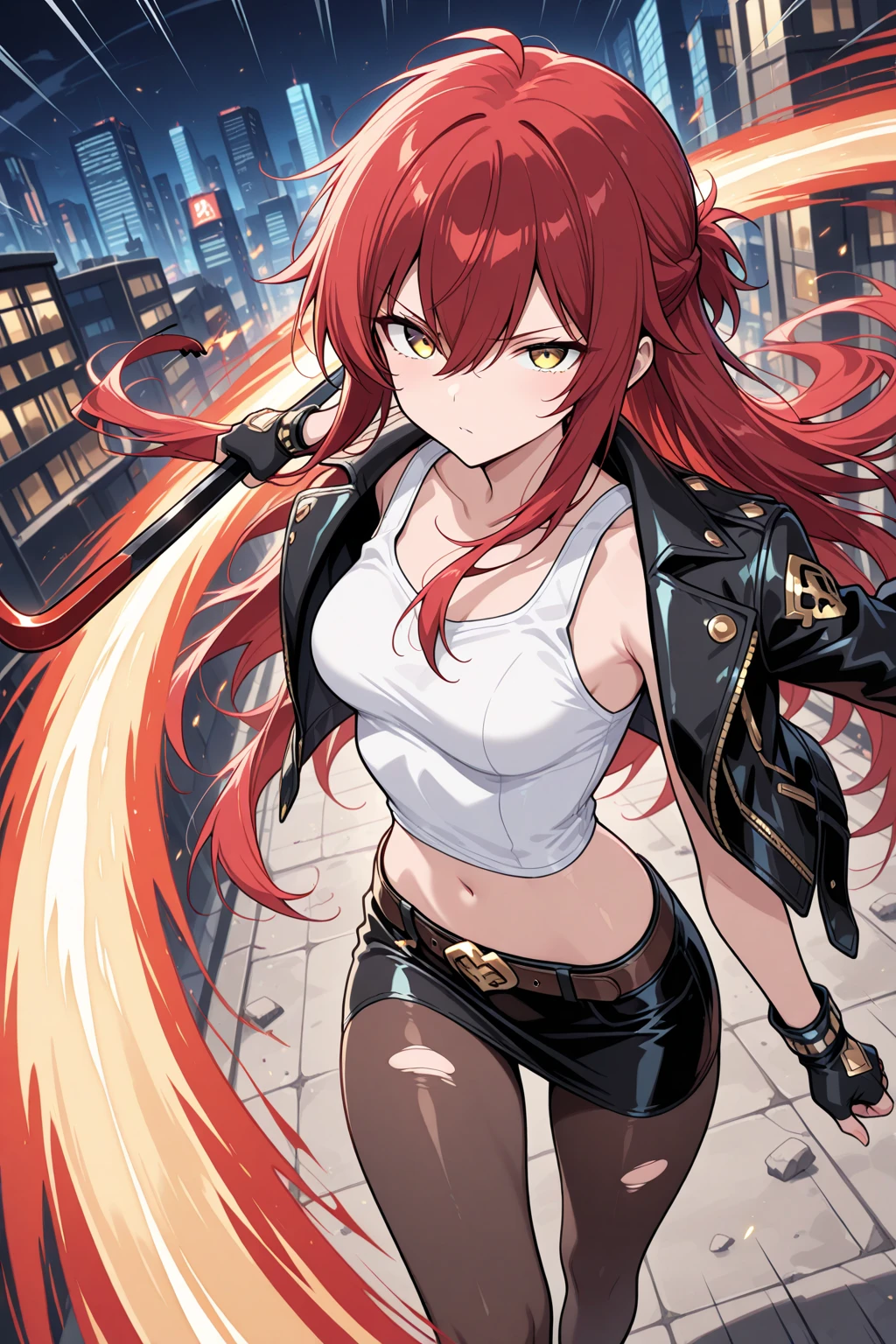 2girl, two girl, long hair, lipstick, blush, Hot girls, baddie, , mean girl, crazy, smoking, sensual, attractive, fur trim, mature female, gloves, fur-trimmed coat, outdoors, rooftop, cityscape, building, railing, night, night sky, scenery, city lights, masterpiece, best quality, highly detailed, a girls with a gun, open mouth, blazer, sexy gaze, (nsfw) not
safe for work, badass pose , evil smile, smile, black bra, anime girl with long hair, long haired girl,
navel, evil expression, exposed belly, exposed navel, exposed midriff, exposed lower belly, micro
miniskirt, micro pencil skirt, pencil skirt ,holding a gun, holding pistol