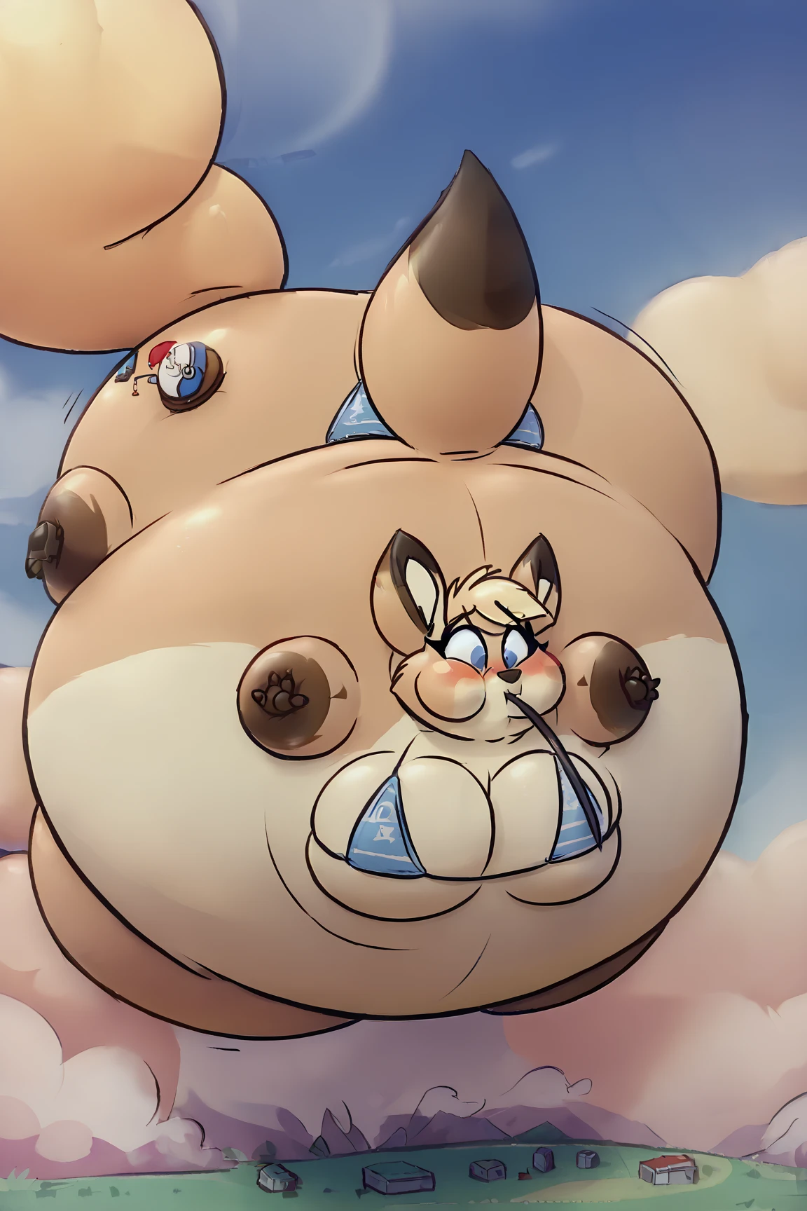 eevee ,anthro, Gigantic breasts, big nipples, large areola, thin waist, Gigantic ass, pussy, thighs, bare feet, nude, completely naked, smile, sweat, sweating, sweatdrop, smoke, human, faceless male, male dominating, full nelson, legs apart, legs held open, legs up, lingerie, vaginal penetration, penetration, hyper penetration, deep penetration, movement lines, hyper, hyper penis, hyper balls, stomach bulge, hyper stomach bulge, stomach bulge paizuri, standing sex, stand and carry position, alleys in the building, graffiti on the walls, full of trash, trash, bottles, cigarettes, condom, condom balloon, at night, night