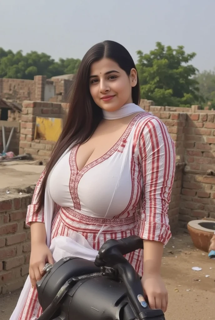 masterpiece, high quality, beautiful Malay woman in hijab, white skin, wearing a tight red dress, big breasts, sexy smile pose, posing in the park,