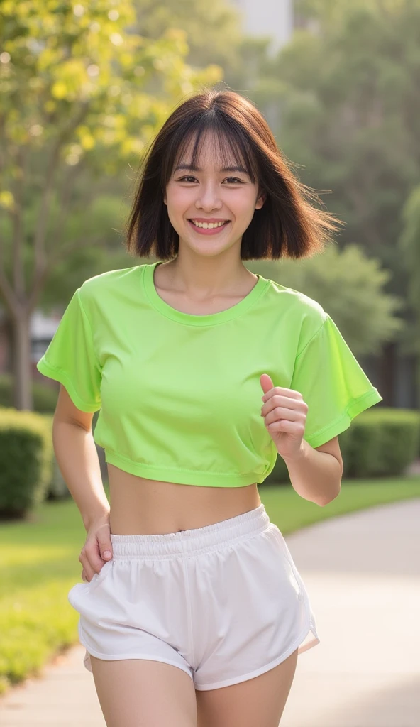 (Highest quality:1.5), (Real:1.4), (Ultra high definition:1.4), (No correction:1.4), (Skinny 18 year old girl), (1 Japanese very thin girl with flat chest in eighteen years old), (very thin body), skinny face, (Beautiful skin), (T-Shirts), (flare skirt), (very thin girl is standing front plain back ground), (18yo very thin girl is standing front plain back ground in studio), (front view of a flat chest girl), Photo studio, (Upper Body), (smile), (Turn your body forward), (very small breasts), (very thin), (Very thin), (flat chest), (girl is wearing T-shirt and flare skirt), (Plain background)