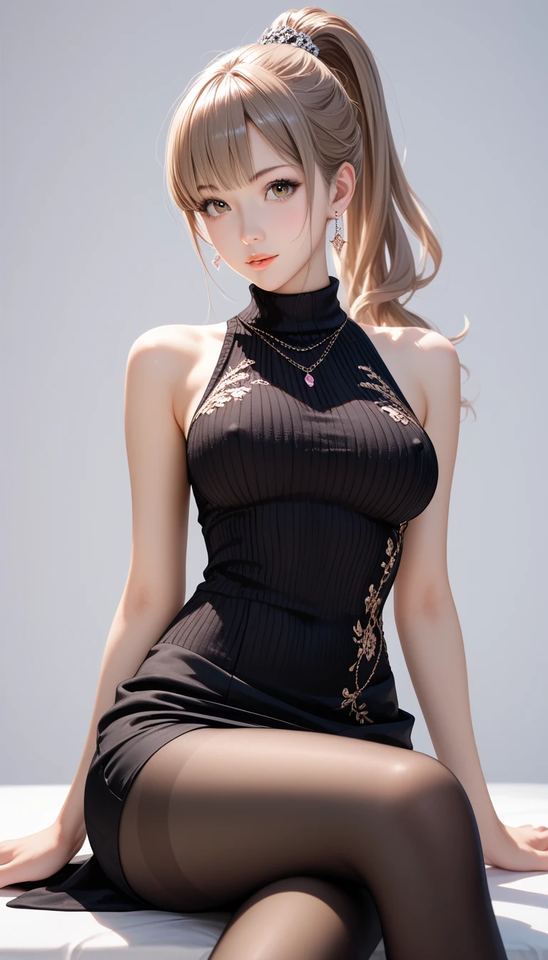 anime girl in black dress with black stockings and black shoes, anime girl wearing a black dress, ( ( marin kitagawa # ) ), marin kitagawa *,  in dress, seductive anime girl, beautiful alluring anime woman, marin kitagawa, beautiful alluring anime teen, ecchi anime style, cute anime waifu in a nice dress