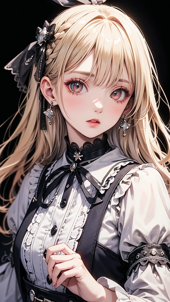 Best Quality、Maid、Harajuku、girl with beautiful features