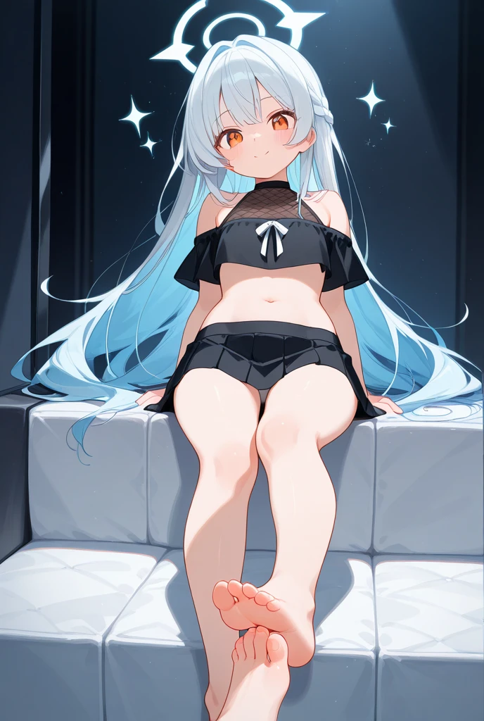 Little sister black silk lipstick long legs (Best 8K Masterpiece 1.3)