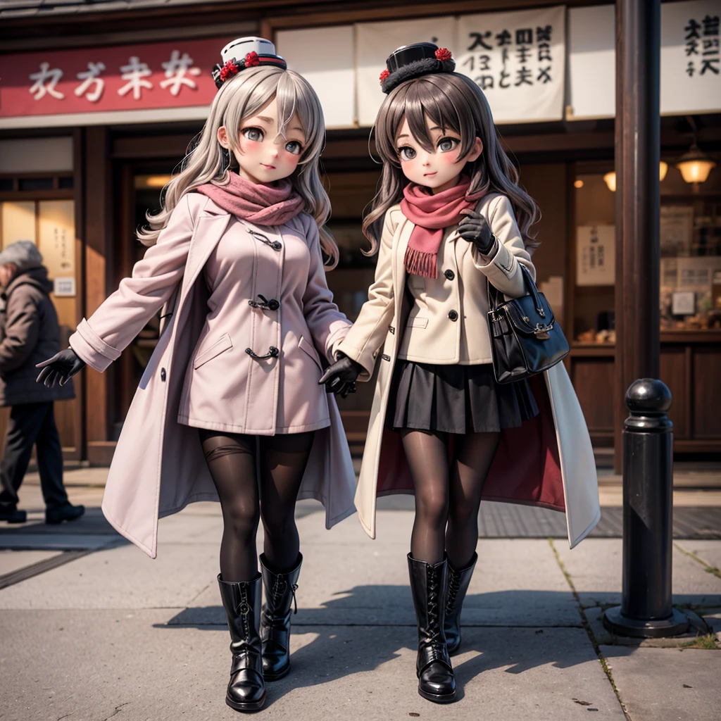 Underwear for two girls, Ages 5 to 10、Realistic panties made from patterned cotton fabric、Translucent slip、Skirt lining、Skirt flip、In the shadow of a dark tree、Put your hands on your crotch、tights、Peeking from below