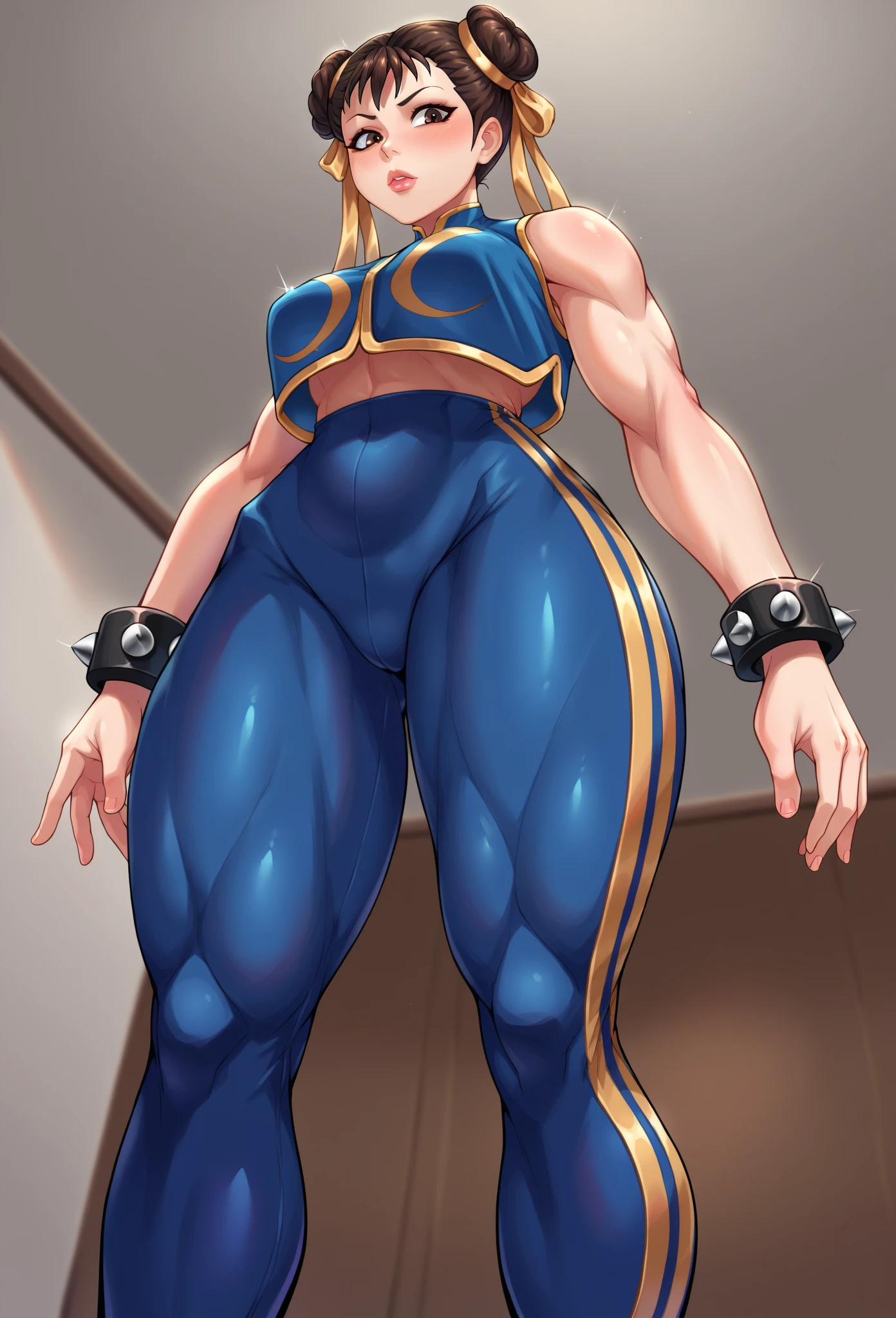Full body image of Darkness from KonoSuba, full body in image, wearing her original outfit (yellow and black armor), long blonde hair, female body, tall and muscular body, dynamic pose, detailed pose, simple background, expressive face showing determination, focus on face, line art, sketch
