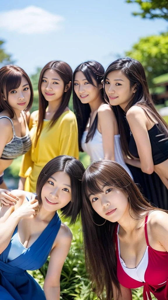 Best image quality、masterpiece、High resolution、(Fidelity:1.4)、photograph、生photograph, ((写実的なphotograph)), 高品質のphotograph, Movement angle, ((4 girls in Japan)), Poolサイドでヌードでポーズをとる少女, ((4 cute girls)), Cute Japanese Girl, ((Young face girl)), (), Innocent Girl, (Girl Like a Gal), Four girls are cute idols, Skinny Idol, Erotic, Sensual girl, ((Everyone Full Nude)), (((((Completely naked))))), ((pubic hair)), (((9-year-old girlshort hair、Mid-length hair)、(Each girl has a different hairstyle)、(Bobcut、Twin tailedium sized breasts, Small breasts, Medium waist, medium hips, ((After a very dark sunburn)), ((Dark brown skin)), Nipples erect, ((Black nipples)), ((Black areola)), ((黒いpubic hair)), Small areola, Shy smile, Outdoor, Belly button, Looking at the Viewer, Brown Eyes, ((Brown and black hair)), Brown and golden hair, (((Height balance:1.2))), Pool, (((Standing pose))), (Good balance of girl placement:1.4)、 (nsfw),