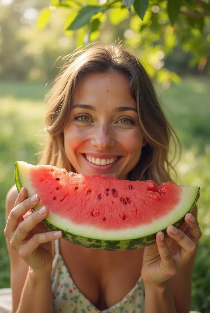 Show me a perfect smile, where they eat fruits and vegetables 