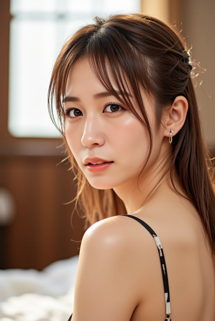 (One woman), hair up, short bob, 28 years old, Japanese, brown eyes, brown hair, slim figure, flat chest, Summer casual outfit
Blake
Look up at the stars at night. The tiny lights of the little stars are twinkling and twinkling.
