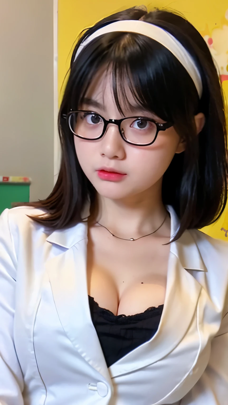 Asian doll, glasses, nurse, beautiful, cute, medical examination