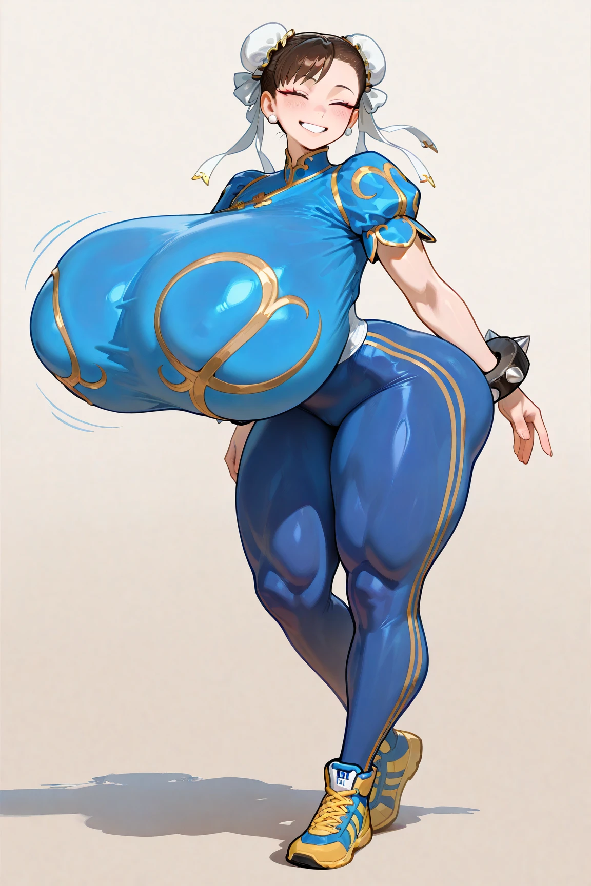 Chun-Li, wide hips, attractive, long legs, beautiful eyes, Beautiful whole body, small breasts, 섹시한 Chun-Li 의상, tempting, Abs, Plump body shape, thick jangdanji, thick thighs, black hair, red eyes, realistic black stockings