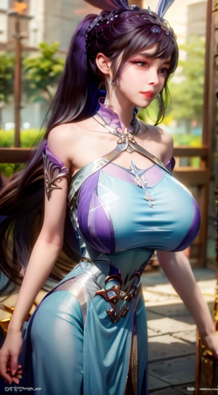 ((Unreal Engine 5)), Realistic Rendering, Excellent, Full armor, knight Cloak, helm, (Yoga hotpants), looking on camera, sexy posing walking down on street, beautiful face, kpop makeup, CGmix, (photorealism:1.2), (perfect fingers), ultrarealistic uhd face, (huge fake boobs:1.4), (gigantic breasts:1.1), (muscle abs), (big butt), (wide hips), (thick thighs), slim waist, hourglass figure, half body, ((glowing skin)), ((shiny skin)), Realistic body, ((she is sexy body)), ((clean skin)), photorealistic, bokeh, motion blur, masterpiece, highres, 1080P, super detail, textured skin.
