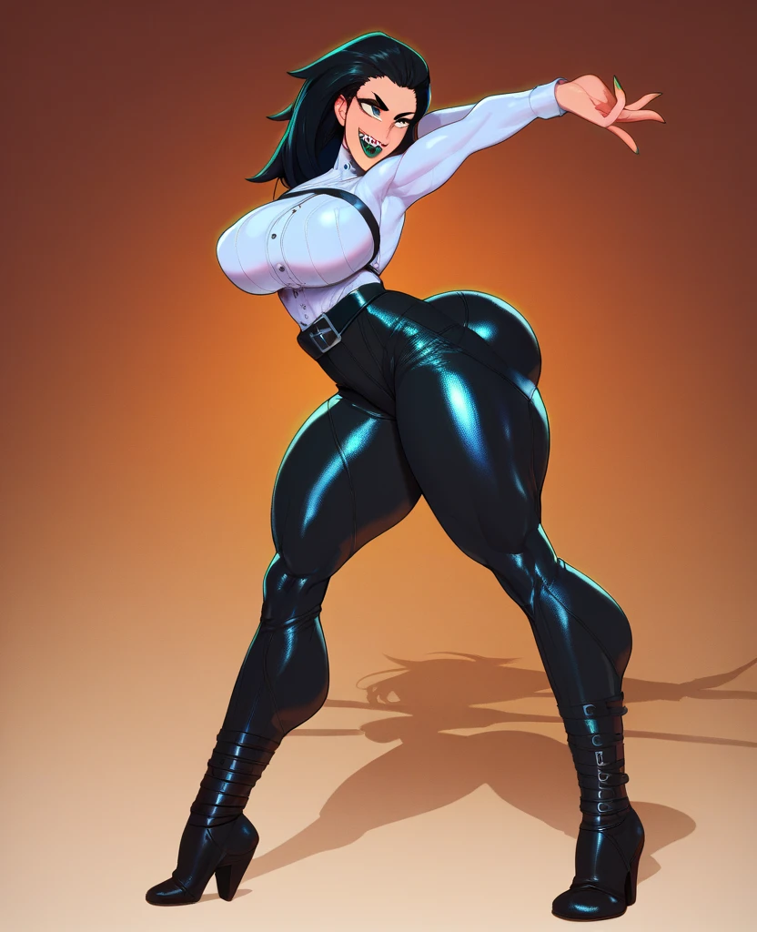 ((Elizabeth)), full body pose, (side view:1.1), dynamic image, perfect anatomy, black and blue bikini, perfect composition, detailed face, Bioshock infinite, Female in middle of image, reference sheet, concept character, character design, sketch,doodletits,, sexy lips, (gigantic breasts:1.1), skindentation, breasts, official illustration, illustration, detailed face, beautiful intricate eyes, curvy milf, 1:2), closeup, titsnipples, hourglass waist, slendered ans, wide hips,