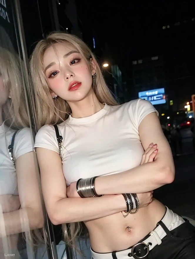 Grief woman with long hair sitting on a sofa wearing a white shirt, Pokimane, Sun Yunjoo, Lalisa Manobal, Jossi de Blackpink, Blackpink Jennie, Parque Roseanne de Blackpink, Heonhwa Choe, Taejune Kim, Lalisa Manoban de Blackpink, con camiseta rasgada, 韓国アイドル, Cl, Imagen filtrada