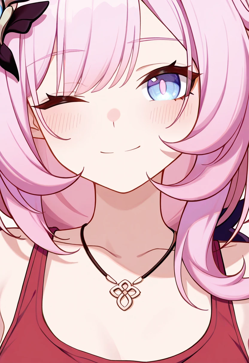 (best quality, masterpiece:1.2), ultra detailed, extremely detailed eyes and face, natural skin texture, detailed skin, natural lighting,
chibi, 1 girl, 12-years-old, (cute), pink hair, middle hair, straight hair, shiny hair, flat chest,
(orgasm face, aroused, blush:1.2),
(wearing red bellydancer), clothes lift, nsfw,
upper body,