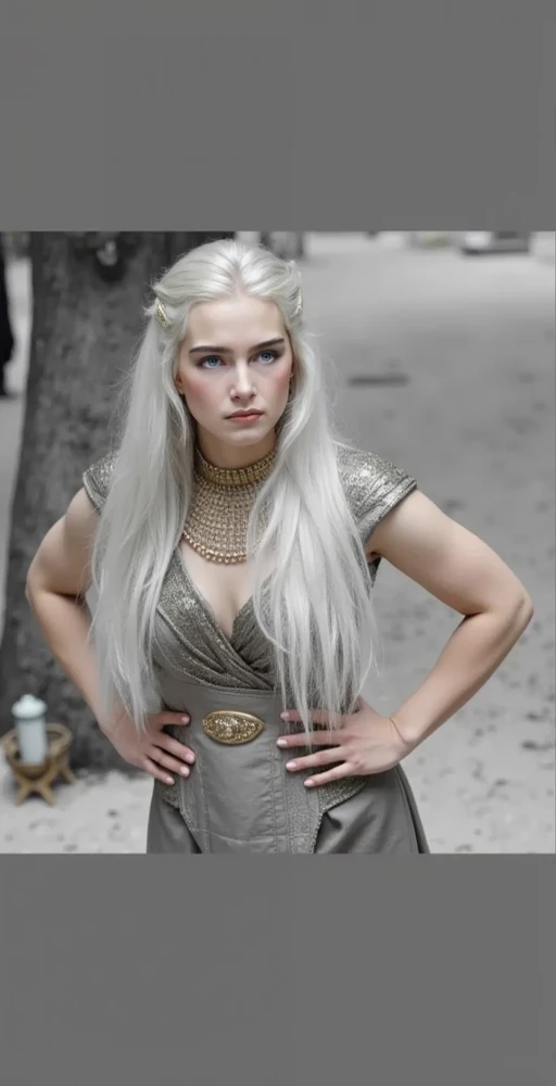 Royal Satin dress, Perfect eyes, flawless Beauty, pierced eyes, Masterpiece, Daenerys Targaryen, Gorgeous woman, queen, Queen Lady, Princess of Dragonstone, black mole on breast, The Unburnt, Queen of Meereen, Queen of the Andals, the Rhoynar and the First Men (claimant), Protector of the Seven Kingdoms (claimant), Khaleesi of the Great Grass Sea, Breaker of Shackles, Mother of Dragons, The One Who Was Promised, Lady of Dragonstone , 45 years Old, she is a Full growned lady now, beautiful mature lady, the queen, milf beauty, mature queen, Best quality, a small, charming Beauty, a captivating woman, fully ripen milf body, lustful queen, alluring appearance, unrivaled beauty, wonderful breasts, large breasts, mediaeval erotic costumes, a Game of Thrones-inspired costume, a close-up of a woman from the middle ages, Daenerys Targaryen, Daenerys, resembles Emilia Clarke, Emilia Clarke, scene from "Game of Throne," deep cleavage, warrior princess, healthy body, perfect thick body, attractive figure, fleshy body, style of "Game of Throne," beautiful lady, beautiful woman, mediaeval clothes, stunning woman, 8K, insane details, dress made of clothes and jewelry, perfect hair, styled hair, high clarity eyes, perfect hands, perfect fingers, perfect eyes, skin pores, stunning beauty, beautymarks on her breast, beautymarks on her breast gives her more charm, black moles, insane skin texture,