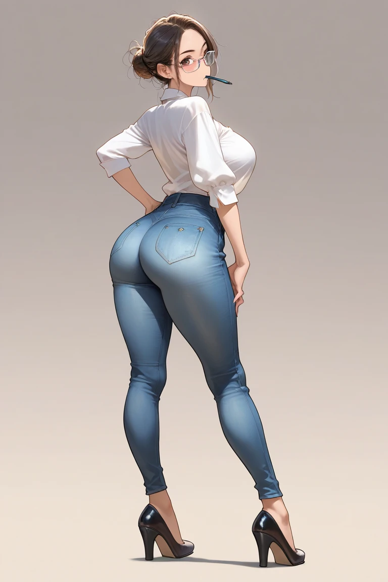 Giant ass and hips in jeans