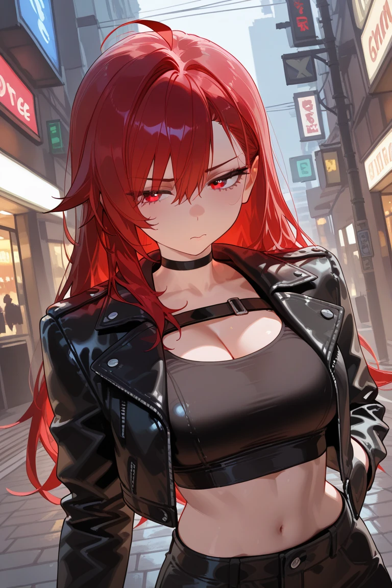 <lora:Chainmail_Beltbra_By_Stable_Yogi:0.8> (Chainmail spikes:1.4) beltbra, underboob, strapless, bandeau,, ultra detailed, masterpiece, best quality, aesthetic, detailed,, solo, seductive smile, red lips,
1girl, purple eyes, red hair, blunt bangs, medium breasts, <lora:hair_rings:1> low hair rings, <lora:EllaNyan:1>,