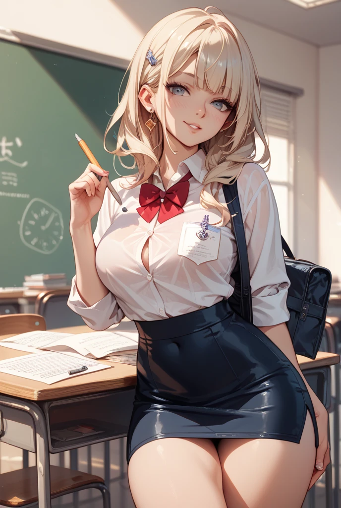   18 year old in the classroom giving oral sex to the teacher  