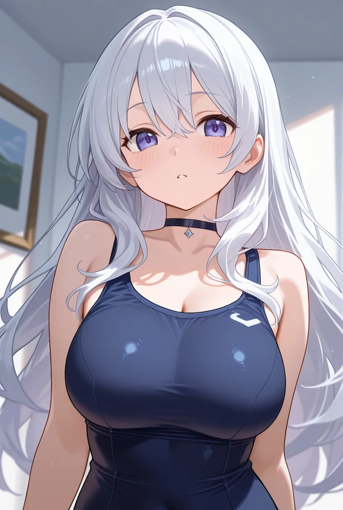 (((masterpiece))), ShizukaMikazuki, One Girl, alone, View your audience, Long Hair, Gray Hair, ((close your eyes)), Cleavage, (Very large breasts),clavicle, Mature Body,Glamorous body,(Trained abdominal muscles),Make your face a little smaller,Enlarge your breasts,tall,Blushing,Bullish expression,High Ponytail,Black Ribbon,Black Micro Bikini,Sweaty all over,White Breath,Exposed nipples and pussy,Charm choker,Laughing embarrassedly,Earrings,Night view bed,blue eyes,Make your lips bigger,thicken lips,Red lipstick,Open your mouth and scream,please lift your chin,(Pink Nails),Tilt your head,Put your hands on your face,A lot of cum on my chest,Water spilling from the mouth