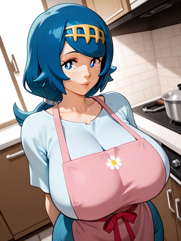 ((Shot from above)), Cowboy Shot, Score_9, Score_8_Excellent, Score_7_Excellent, Score_6_Excellent, Source_Anime, 1 Girl, Solo BREAK Seishiro Tsugumi, Blue Hair, Short Hair, Hair Ribbon, Campsite, Outdoors, Barbecue, I Look at You ((Blue, coarse mesh bodysuit, left and right chest only open, long sleeves: 1.3)), ((blue, coarse mesh bodysuit, left and right chest only open, long sleeves: 1.3)), (smile), Very bulky chest, Super big breasts, (breasts exposed), (nipples exposed), naked, big breasts, ((on the iron plate)), lots of grilled meat around the woman, lots of grilled meat on the woman's body,