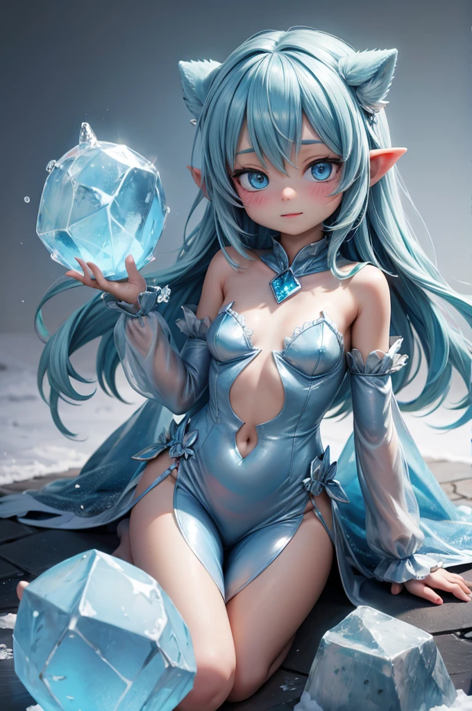 Cute crystal monster, Detailed 8k Gorgeous and bright,good quality