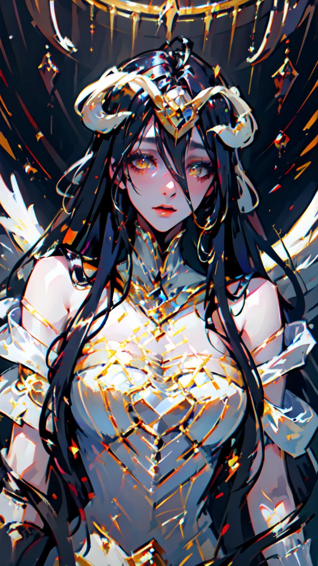 masterpiece, best quality, 1girl, upper body, powerful, abstract <lora:S12 ohwx Adan_18000:0.75>