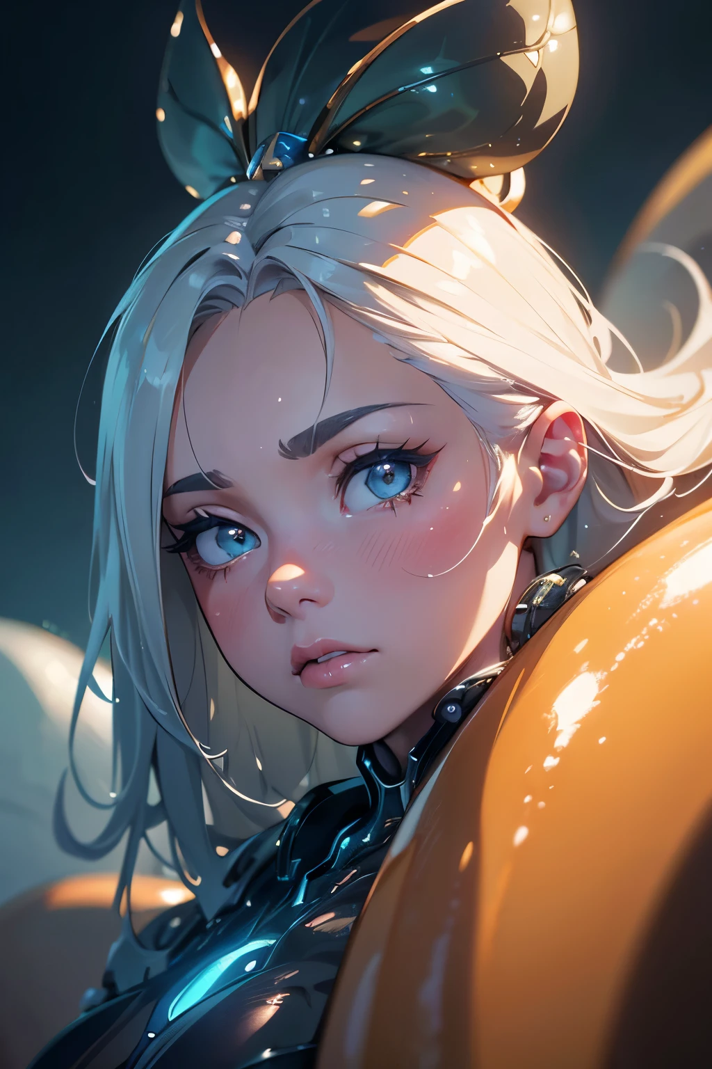 harley quinn,solo,masterpiece,best quality,highres,Extreme detaildelicate face,Extreme detaildelicate eyes,(face alignment),fair complexion,Exquisite hairstyle,light-colored lips,A charming smile.Strong sense of detail and layer,rich and gorgeous color,with a unique sense of texture, Rich color, color harmony, vivid painting ,design,16k,hyper detailed, abstractionism, cute big eyes, sparkles in eyes