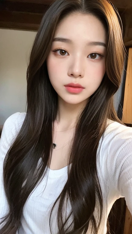 un primer plano de una mujer con el pelo largo posando para una foto, tzuyu de dos veces, Hermosa mujer surcoreana, Hermosa joven coreana, Wan adorable cara coreana, Blackpink Jennie, Heonhwa Choe, Linda actriz coreana, Joven y adorable rostro coreano, Hermosa joven coreana, Bae Suzy, Chica coreana, con cara linda - fina -, Jinyoung Shin