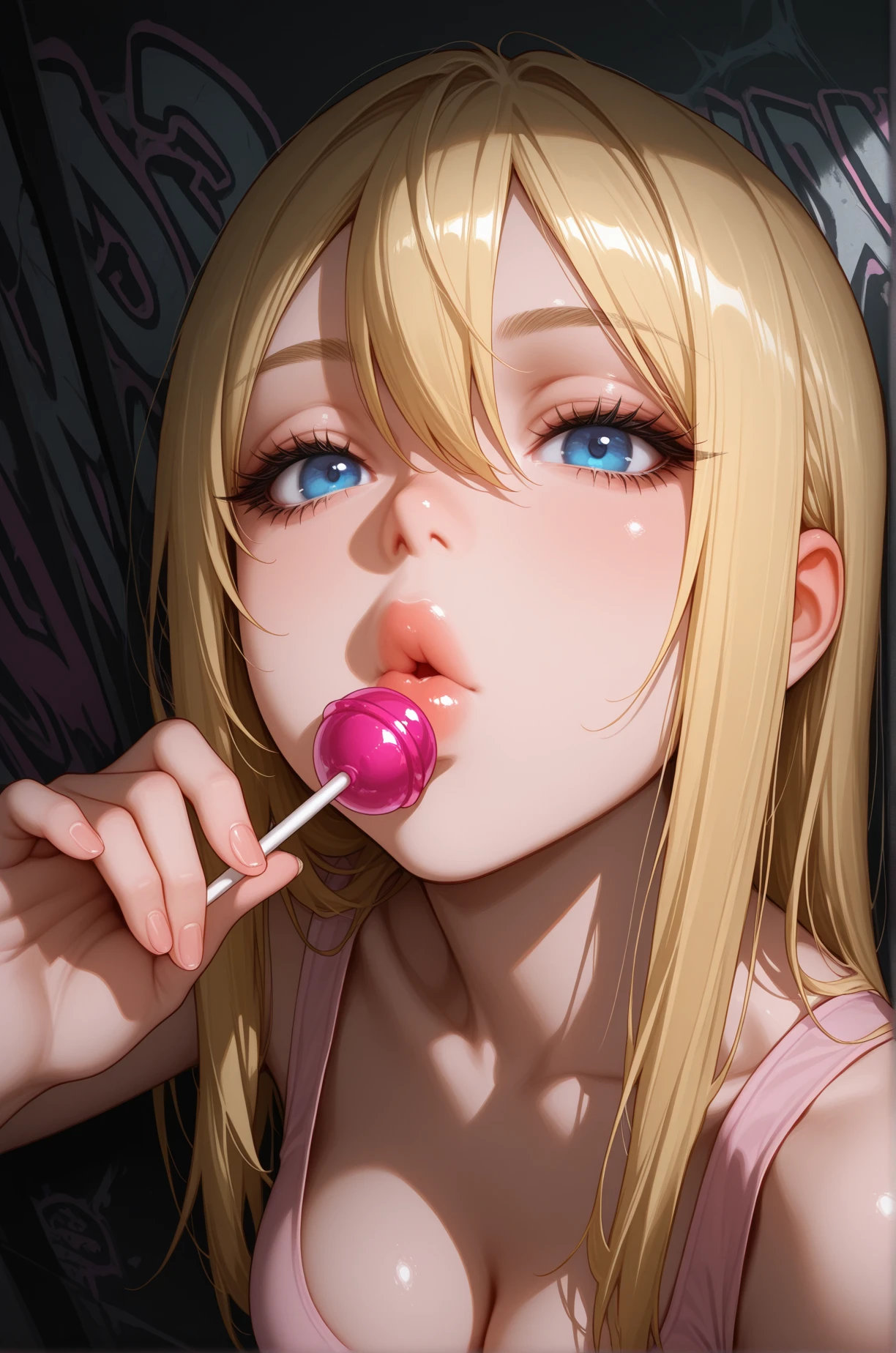 8 year old Japanese girl naked,Upper Body,Lewd,Sucking and licking a penis-shaped candy,Heart Eyes,Close-up erotic eyes excited ahegao face'Eyes wearing silver-white mirrored lens sunglasses、I looked at the world reflected in the lenses of my sunglasses..(Side Pony,Colorful Hair),
