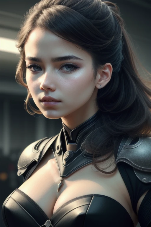 Close symmetric portraits of Cyberpunk gang members, Biomechanicals, mshn robot, Orange-red, Ultra photo realsisim, Complex design, (extremely detailed:1.4), (Extremely detailed:1.35), Extremely clear lines, Steel , cinematic ligh lighting, フォトリアリスティック, Detailed paintings by Ayami Kojima and Lilia Alvarado, (best quality, high quality, decolletage, Intricate Details, masterpiece, cinematic ligh), Very detailed, motionblur, film particles, noises, Lens effects,