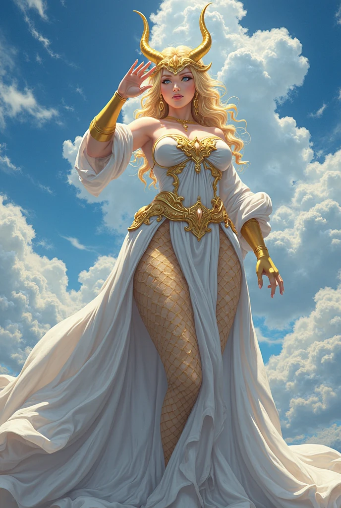 Exit photo of a 1girl,
blonde, white dress, choker, she_Go out,
dynamic pose,
cocky smile,
tall, (muscular body:1.3), (female hands:1.3),
skin teeth, narrow waist, thighs, wide hips, half eye closed, eyeliner, eyelaellas, perfect face, detailed eyes, face lighting,
looking at the viewer (masterpiece, high quality:1.2)