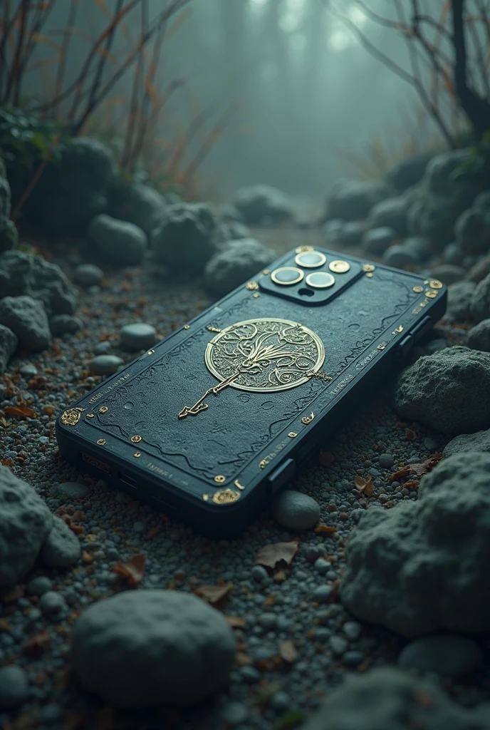 mythical fantasies, cyber noir, encaustic steampunk smartphone, intricate detailed texture, design a visually captivating image, all captured in sharp focus, rendered in stunning 32k resolution, insane details, masterpiece of delicate draw perfection,