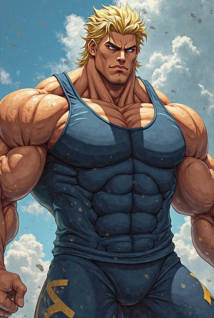 ((perfect whole body)), ((ultra photorealistic)), Top quality, ((Photorealistic)), 8K, High Definition, Unity 8K wallpaper, high res, ultra sharp, ((masterpiece)), best quality, ((intricate details)), (((detailed eyes))), (((perfect face))) (((detailed face))), masterpiece, highly detailed exquisite character art, melancholy lighting, ((cinematic light)), ultra-realistic, (((detailed body))), (((detailed muscles))), (((1male))) (((Bodybuilder))), (((muscular))), ((bara)), ((perfectly detailed anatomy)) Blonde hair, detailed blue eyes, white pale skin, wearing thongs with legs spread out showing off big bulge, sunglasses, flirty, pump lips