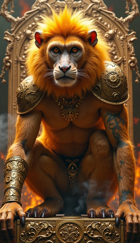 male, semen, white fox, (furry body,)all body, high quality, realistic, muscular, massive, shrine, sacred, red tattoo, furry, masterpiece, (full nude, Luxurious loincloth, Luxury accessories, ) erection under cloth,) divine, spread legs, 
