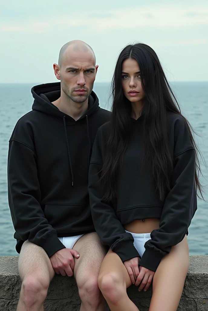 Emo couple interracial the boy is Polish, similar to Dominik Santorski from the movie Suicide Room He is Polish, grayish blue eyes, white skin , tall 1.91cm and slim, his hair is dark brown and short emo hairstyle The girl is Mexican emo girl long straight black hair ,she has curvy body ,
black eyes Make them newlyweds posing in their wedding photo in front of the Eiffel Tower
she is shorty 1.65cm , brown skin