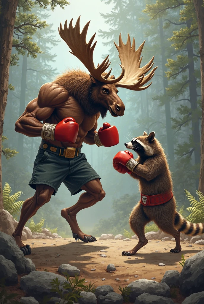 John Cena Fighting a bear in the swamp