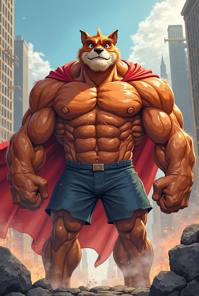 Lion, male, solo, adult, abs, pecs, nipples, older, strong muscles, firefighter, long mane, detailed face, beautiful eyes, firefighter outfit, open jacket, showing chest, muscular chest, muscular, serious face, bodybuilder body, beefy, outdoor background, bulge, looking_at_viewer, by bruteandbrawn, by personalami, by kenket, (intricate, high detail, film photography, soft focus, RAW candid cinema,
photorealism, realistic, photorealistic, analog style, subsurface scattering,
masterpiece, best quality, ultra realistic, 8k)