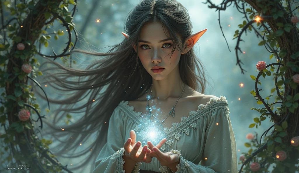 (Best quality, 4k, High-resolution, Masterpiece:1.2), Ultra-detailed, Realistic, Radiant lighting, Epoch Elves, Portraits, Fantastical colors, Fine art, Ethereal beings, Dreamlike, Whimsical creatures, Detailed facial features, Glowing eyes, Elven beauties, Ethereal glow, Mythical creatures, Harmonious composition, Dazzling colors, Stunning visual effects, Otherworldly appearance, Mesmerizing artistry,