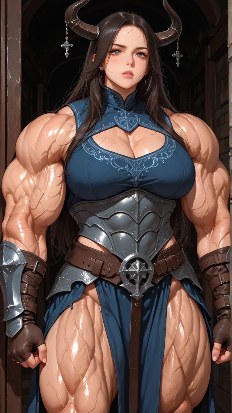(Best lighting) , (Very intricate details) , 4K Integration, (Super fine CG: 1.2) , (8K: 1.2),(original), (masterpiece) , (Highest quality),(masterpiece:1.4),((Full images))、Anime-ish high quality,(masterpiece),masterpiece, Highest quality, Absurd,((Masterpiece, 4K, 8K, High resolution)),(masterpiece), (Highest quality), (Super detailed), (Very delicate and beautiful), ((Cowboy Shot)), 1 female,((Valkyria on the battlefield))、(((Cerveria Bress))),((Valkyria Chronicles)), ((Selvaria Bles))
((Female Bodybuilder:1.5)),A woman with a muscular chest like a male bodybuilder, Huge body、Giant、街並みより抜き出たGiantの女、((Beautiful woman)),((Woman warrior)),(((Full body image:1.2))),Brave and resolute,((Metal armor)),(Plate Mail),((Metal armor shaped like pectoral and abdominal muscles)), ((Heavy armor)), Metal Reflection,Castle Background,Medieval streetscape,Soft sunlight,Fluttering Cloak、Brave pose,Strength and elegance,Solemn atmosphere,Powerful aura,((The Queen's Appearance))、Determined jawline,((The Strongest Queen of Mankind))、Huge muscular physique,((Protruding veins))、((Raised trapezius muscle))、((very thick neck))、(Strong arms with bulging biceps)、A muscular chest、Six-pack、((Thick, muscular legs))、Overflowing with incredible strength、Muscles bulging out from under the force of force all over the body、Graceful Movement,A commanding presence,Poses that show off their monstrous power,Dynamic configuration,Vibrant colors,Perfect balance,Light and shadow contrast,Down to the smallest thread,Sharpen highlights and shadows,Impressive level textures,Sharp focus,Rich and realistic backgrounds,Magnificence and grandeur,((The Mighty Queen)),((Queen of Superpowers)),((A powerful queen of dignity and grandeur)), Inspiring and majestic,Dignified and fierce,Guardian of the kingdom,Unstoppable courage,Divine Destiny,Indomitable spirit,Unforgettable beauty,Unwavering Strength
