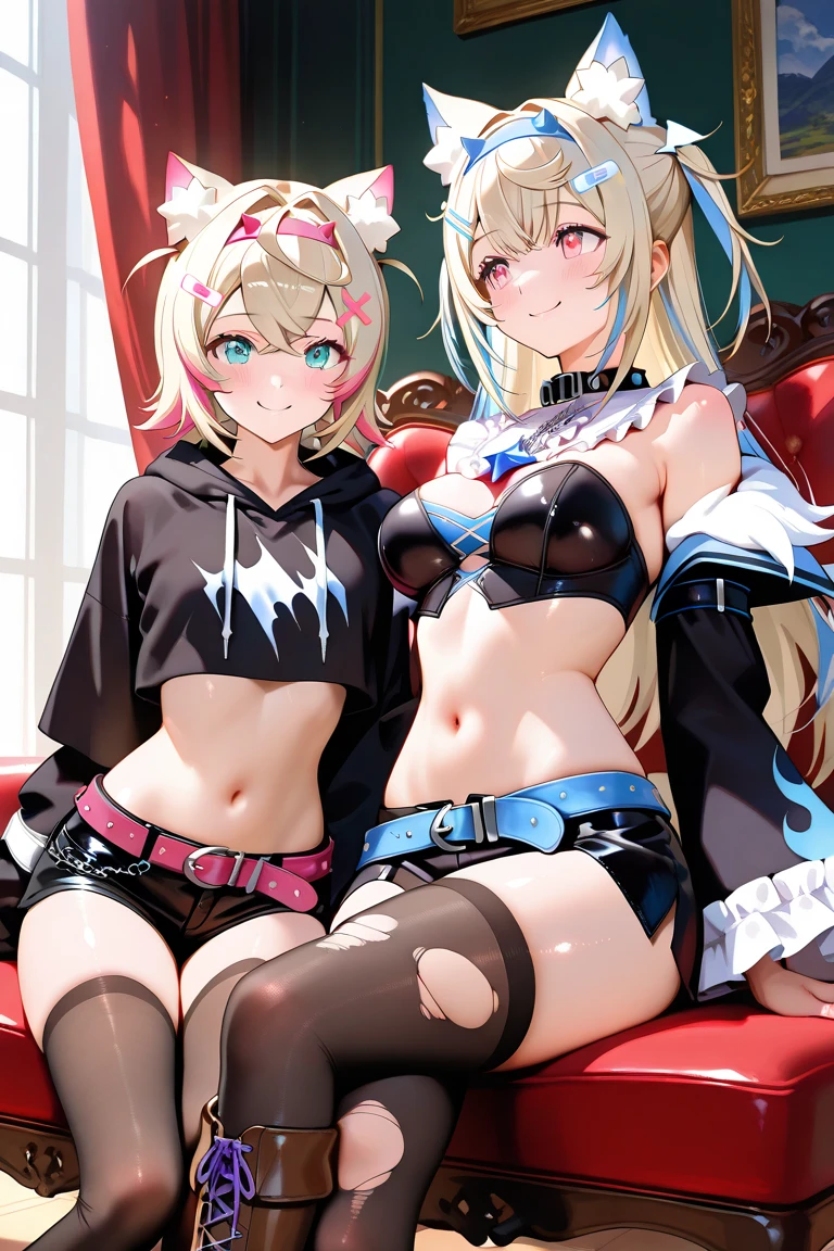 sensual, ((long blonde curly hair)), thick thighs, 8K, 4K, highest quality, High resolution:1.2), cute anime face, noise reduction, ((shining blue eyes, gentle smile, kind eyes))、toned abdominal muscles, muscular arms, muscular legs, young face, anime eyes, (((big breasts、Breasts that are about to burst)))、(((My whole body is tied up)))、lie down on the bed