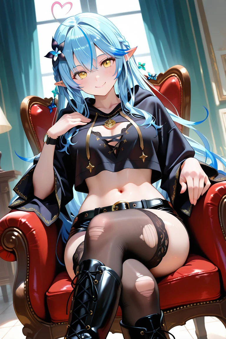 table top, highest quality,sleeping face up in bed,Crab crotch,please show me your boots,thigh high boots,glove,Strange thieves,elegant, 1 girl, muscular,cute, blushed, looking at the viewer, from below,body suit, prison,blue eyes, beautiful eyes, beautiful background, particles of light, Light of the sun, dramatic lighting, outside, shiny, realistic, table top, highest quality, super detailed, be familiar with, scenery, beautiful and fine eyes, fine hair